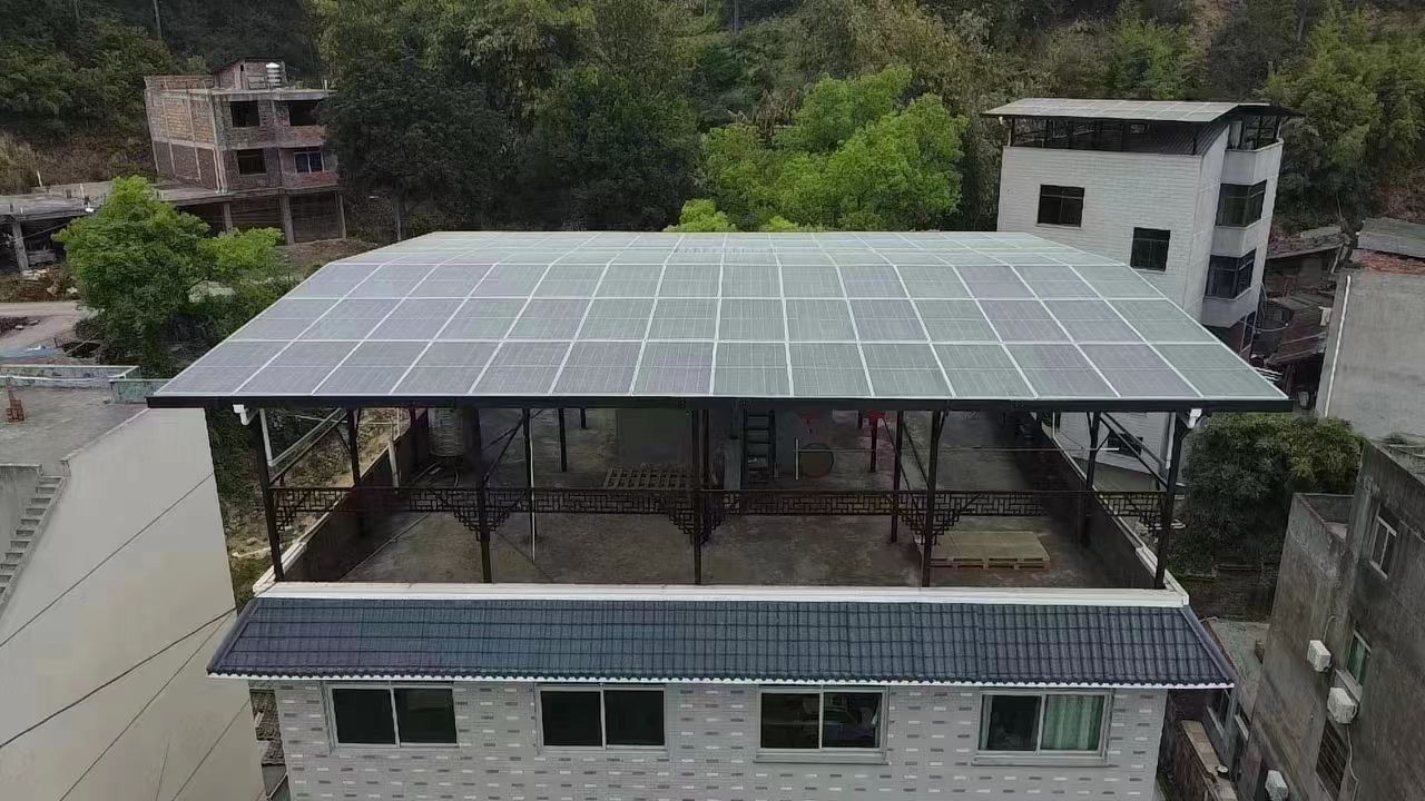 开原15kw+10kwh自建别墅家庭光伏储能系统